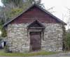 Old stone barn across from flour mill