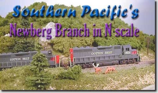 SP's Newberg Branch in N scale